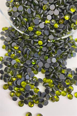 Light Green Iron-On Beads Ss20 5mm Sticking Stone 25 grm