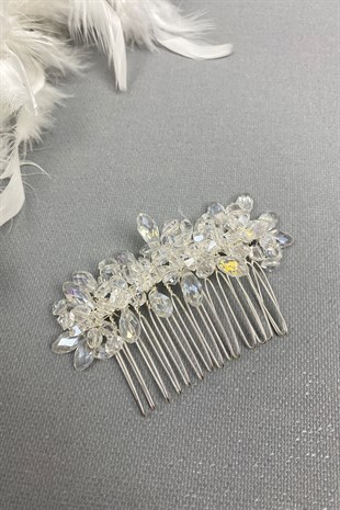 عدن مشبك شعر صدفي إكسسوار شعر للعروس