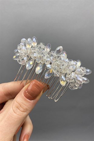 عدن مشبك شعر صدفي إكسسوار شعر للعروس