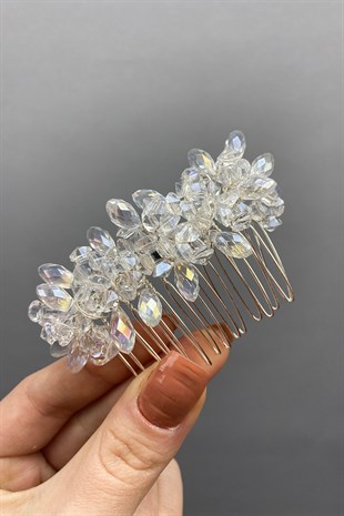 عدن مشبك شعر صدفي إكسسوار شعر للعروس