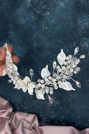 Agesi Sedefli Gelin Saç Tokası Gelin Aksesuarı