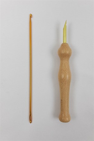 Ahsap Saplı Panç (Punch) İğnesi