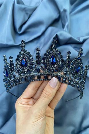 Ahu Damla Kristal Taşlı Gelin Kına Tacı