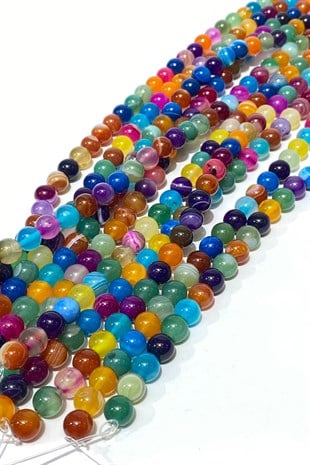 Akik Doğal Taş Boncuk