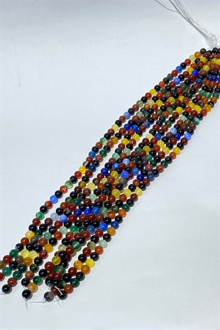 Akik Doğal Taş Boncuk