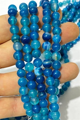 Akik Doğal Taş Boncuk