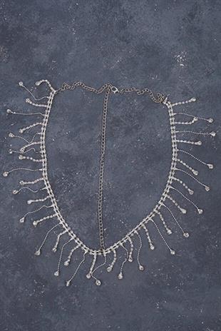 Alınlık Püsküllü Damla Detaylı Alın Saç Bandı Düğün Nişan Özel Gün Baştacı