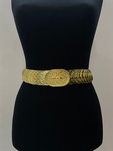 حزام مطاطي ذهبي