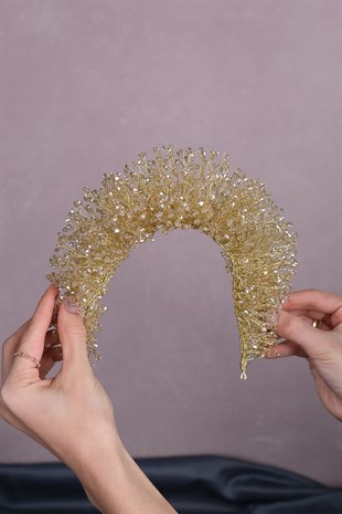 Golden Atair Henna and Bridal Crown