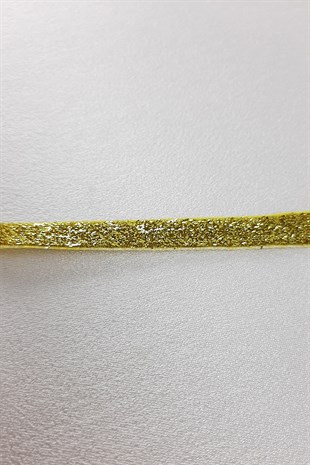 Gold Silvery Velvet Ribbon 1 cm