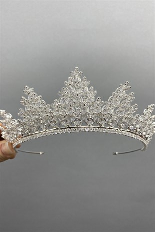 Bridal Crown with Alye Zircon Stone