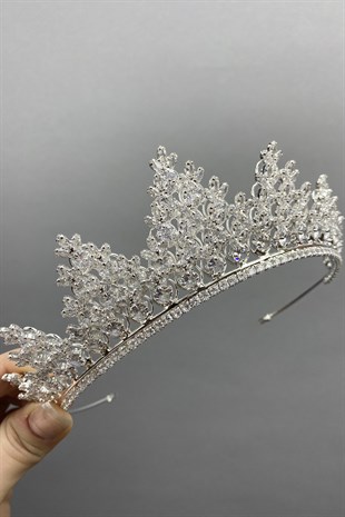 Bridal Crown with Alye Zircon Stone