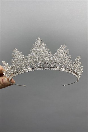 Bridal Crown with Alye Zircon Stone