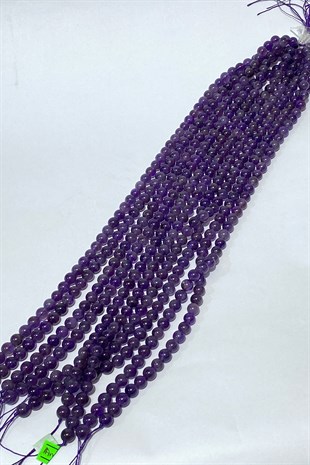 Ametist Doğal Taş Boncuk