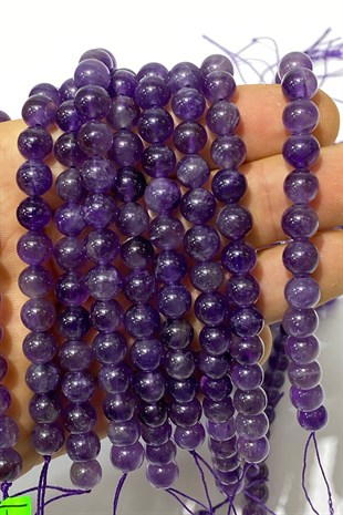 Ametist Doğal Taş Boncuk