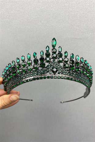 Anteras Bridal Henna Crown and Earring Set