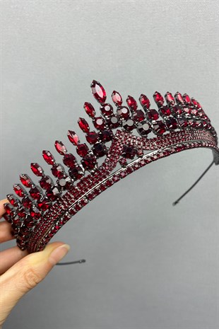 Anteras Bridal Henna Crown and Earring Set