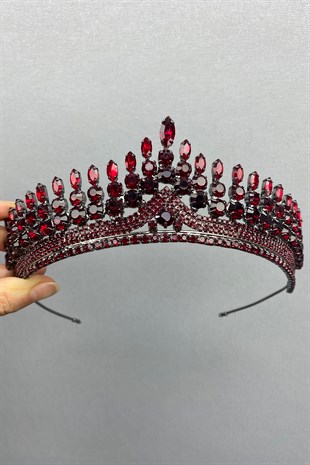 Anteras Bridal Henna Crown and Earring Set