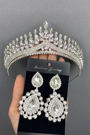 Anteras Bridal Henna Tiara and Earring