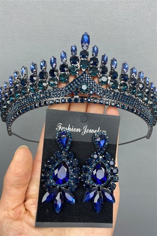 Anteras Bridal Henna Tiara and Earring Set
