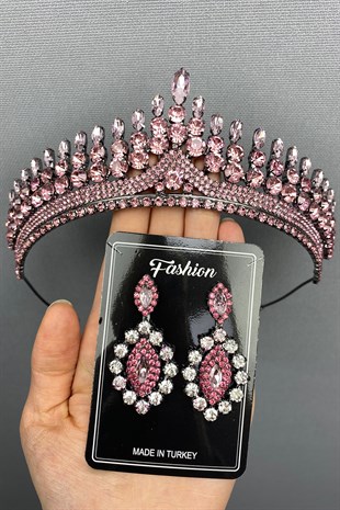 Anteras Bridal Henna Tiara and Earring Set