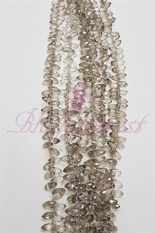 Antik Beyaz Dizi Damla Kristal