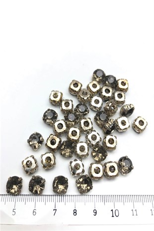 Antrasit Füme Kasalı Plastik Dikme Taş 25 adet