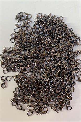 Antrasit Gri Kolye Ve Bileklik Papagan Klipsi 100 Adet