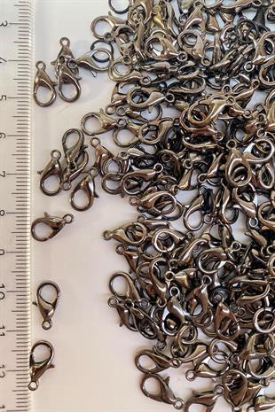 Antrasit Gri Kolye Ve Bileklik Papagan Klips 25 Adet