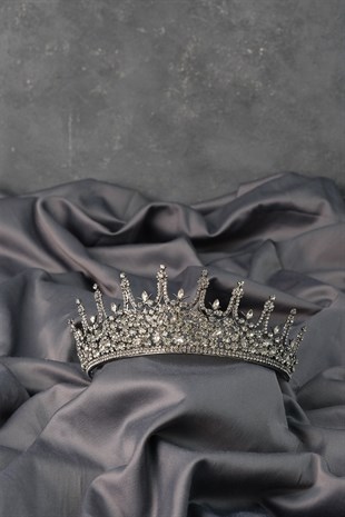 Antrasit Gri Leonis Gelin Tacı