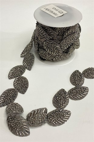 أنثراسايت رمادي ورقة نمط الحديد على الشريط زين الحجر