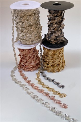 Anthracite Stone Straw Leaf Strip