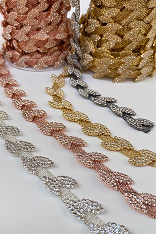 Anthracite Stone Straw Leaf Strip