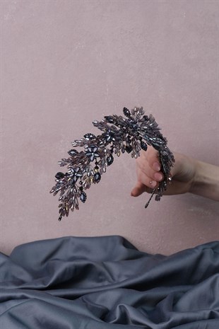 اردن كريستال مطرز عقال وتاج الحناء الزفاف