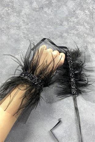 الجملة أسيل حجر الريشة لامعة زوجين الزفاف سوار التبعي