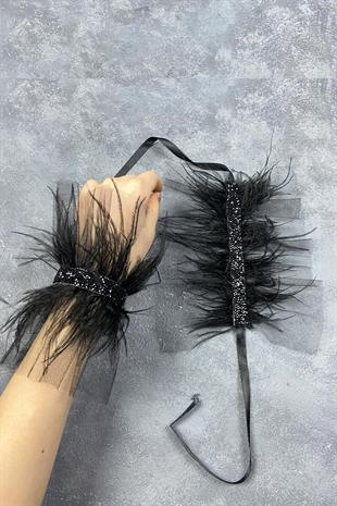 الجملة أسيل حجر الريشة لامعة زوجين الزفاف سوار التبعي