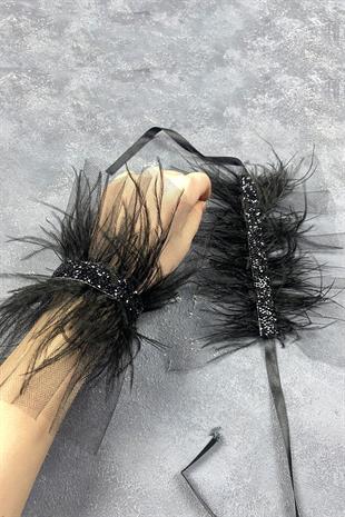 الجملة أسيل حجر الريشة لامعة زوجين الزفاف سوار التبعي