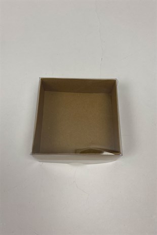 Asetat Kapaklı Kraft Karton Kutu 100 Adet