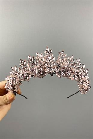 Originally Bead Embroidered Bridal Henna Crown