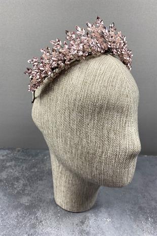 Originally Bead Embroidered Bridal Henna Crown