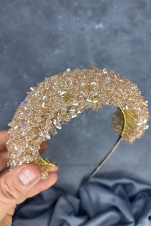 Asus Henna Crown with Intense Beadwork for Brides