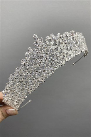Asyla Zircon Bridal Crown