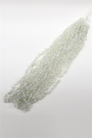 Ay Taşı Rengi Çakıl Taşı Boncuk