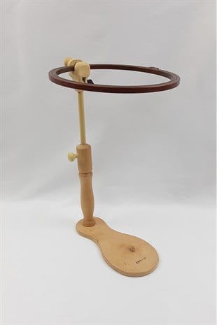 Footed Seated Hoop Embroidery Set