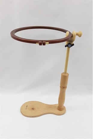 Footed Seated Hoop Embroidery Set