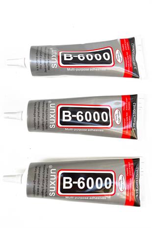 B-6000 Şeffaf Taş ve Boncuk Yapıştırıcısı 110 ml 6 Adet