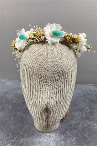 Bahar Dalı İncili Ve Cipsolu Dış Çekim Gelin Tacı