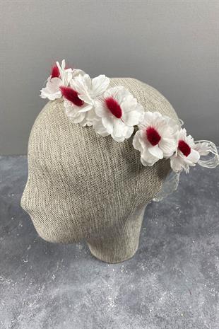 Bahar Dalı Ve Pamuk Otlu Dış Çekim Gelin Tacı