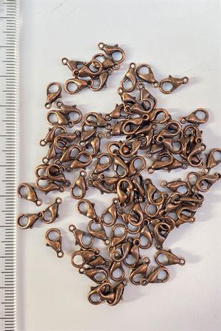 Bakır Renk Kolye Ve Bileklik Papagan Klips 25 Adet