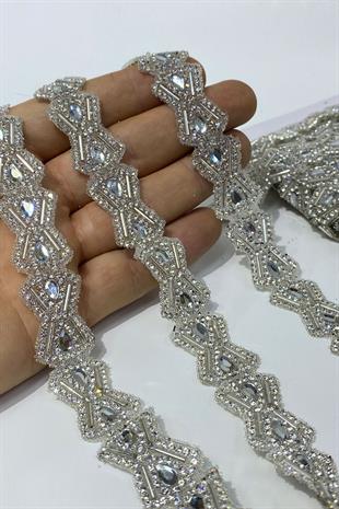 Baklava Pattern Iron-On Strip Applique